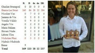 Shania-Lee Swart: I was very hungry after scoring 160
